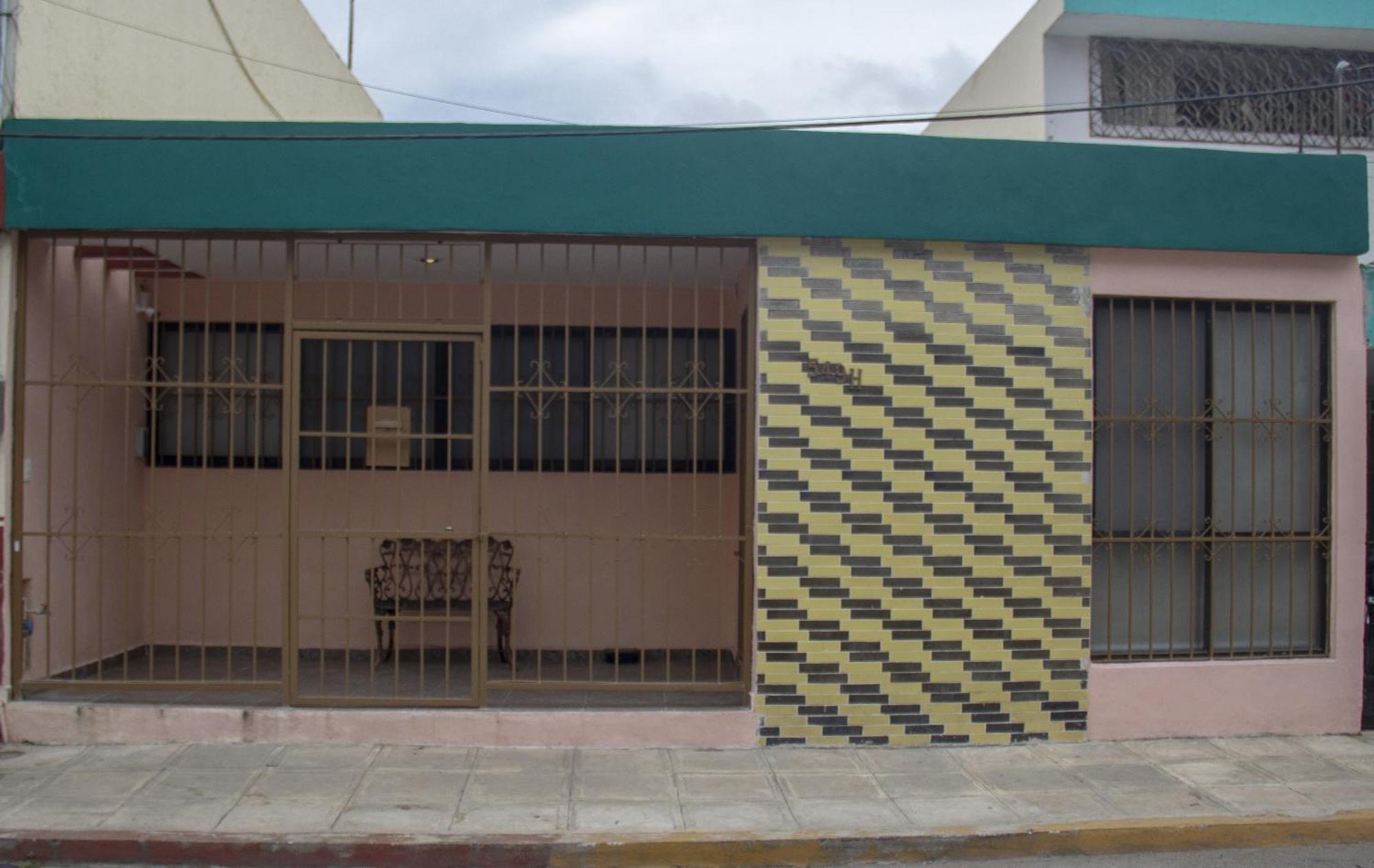 梅里达Casa 3 Torres En El Barrio Santiago, Centro.别墅 外观 照片